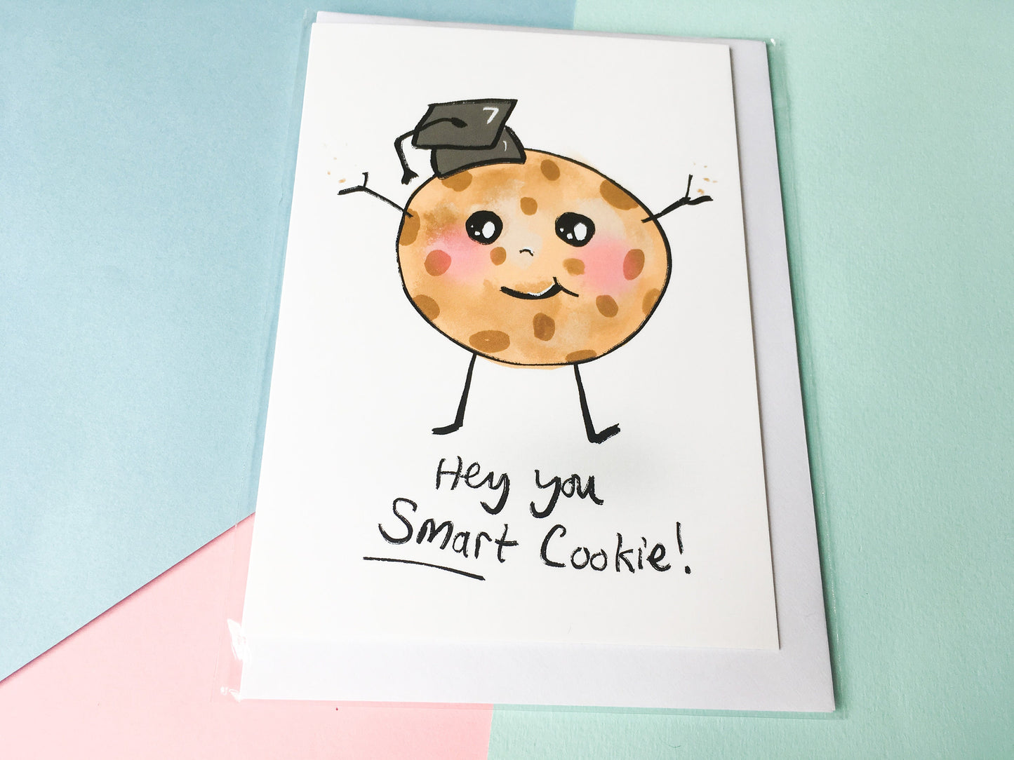 Cute Graduation Card, Smart Cookie, Well Done