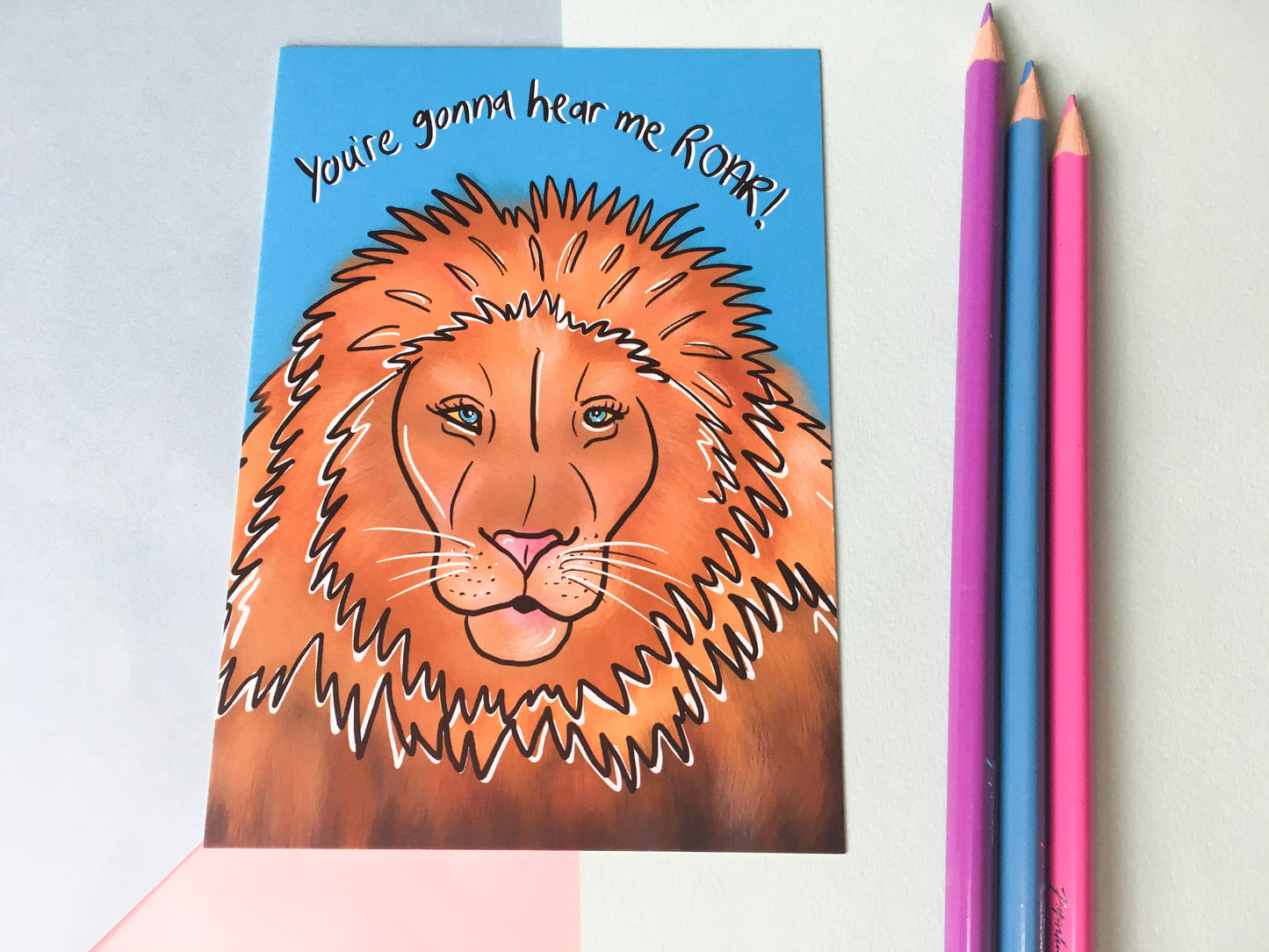 Animal Motivation Postcard Set, A6 Cute Animal Postcards