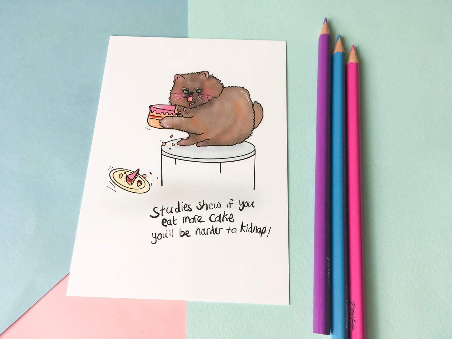 Inspirational Cats Postcard Set, A6 Animal Postcards