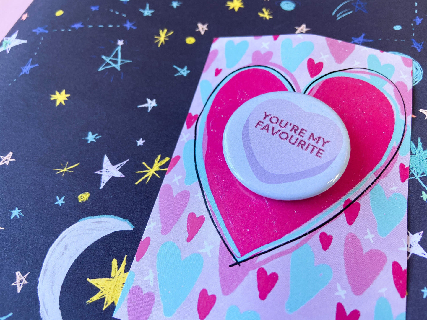 You're My Favourite Badge, Love You Gift