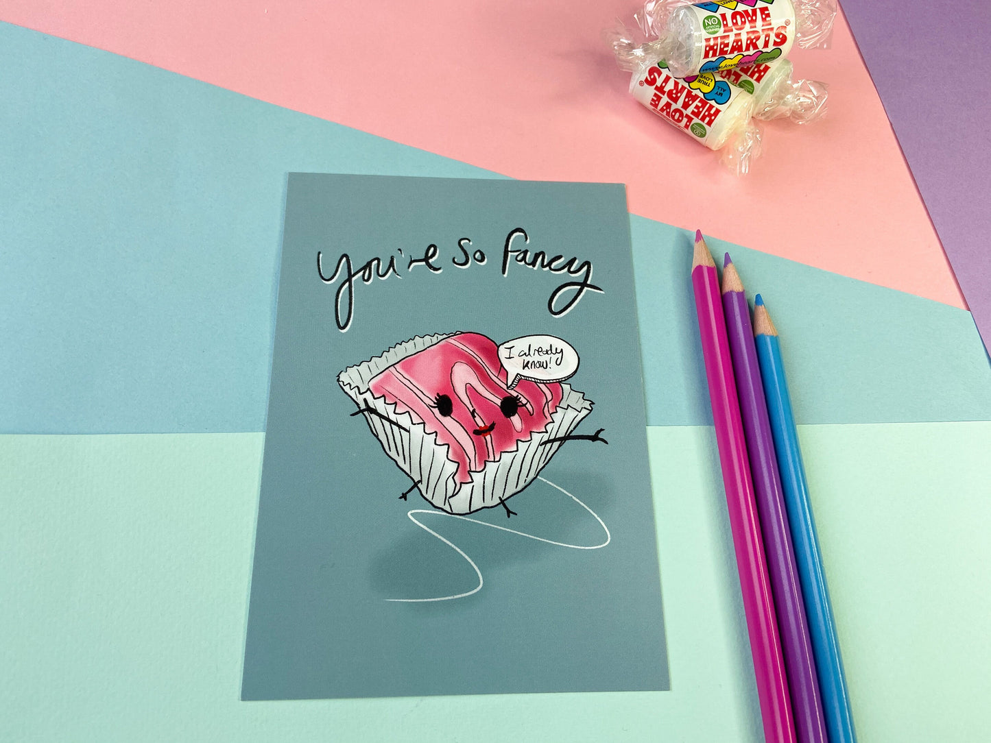 You're so Fancy Postcard, Valentine's
