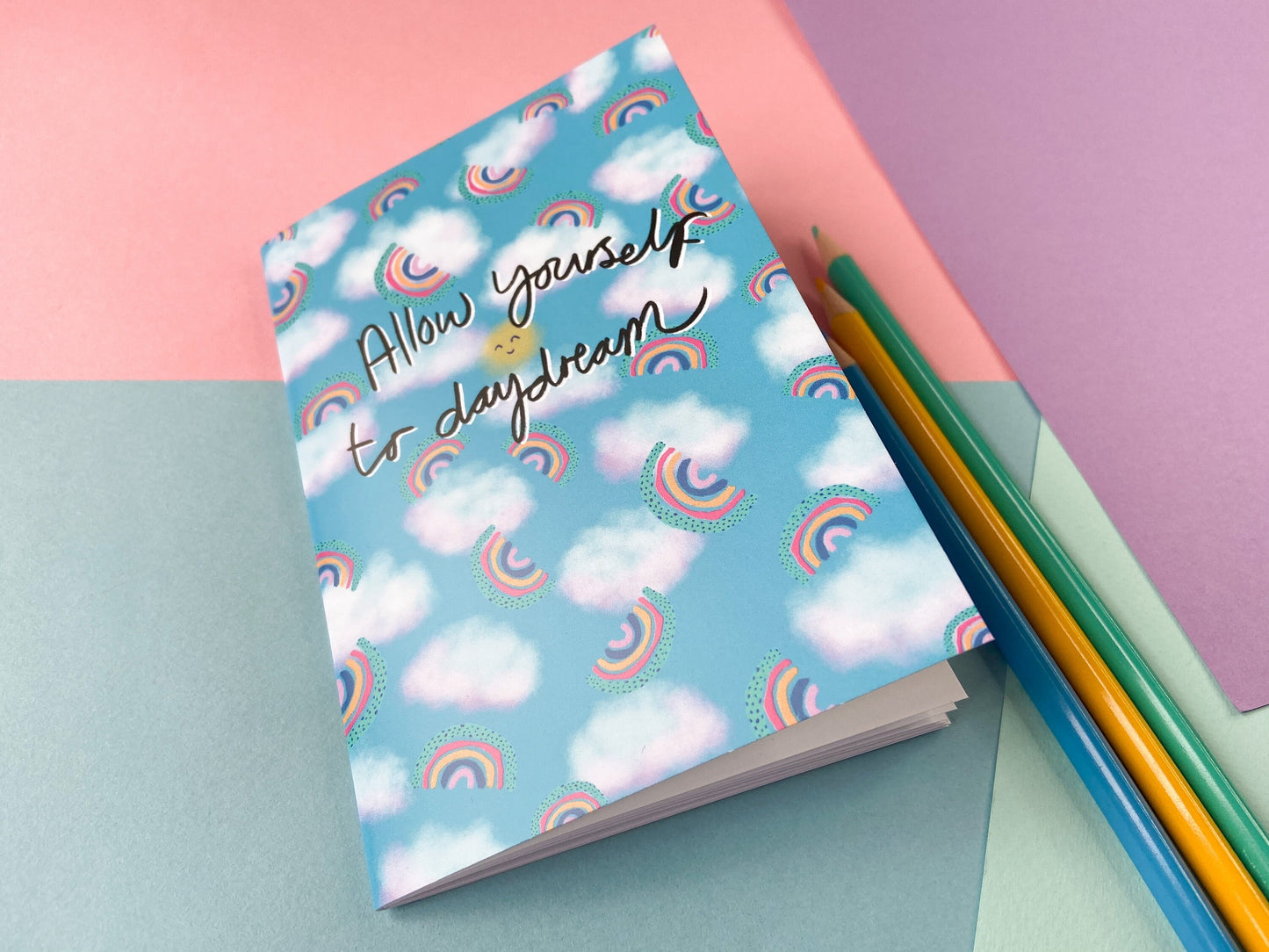 Daydream Pocket Notebook, Rainbow Stationery