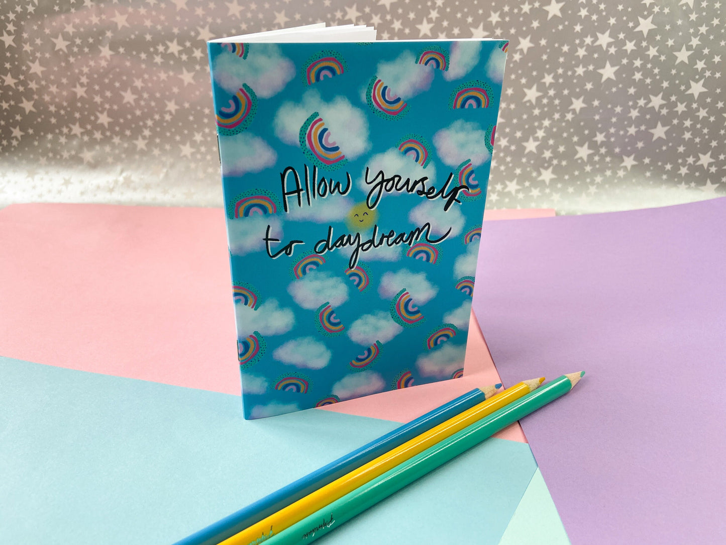 Daydream Pocket Notebook, Rainbow Stationery