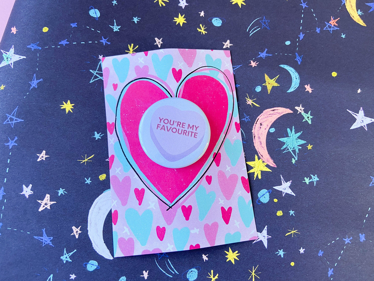 You're My Favourite Badge, Love You Gift