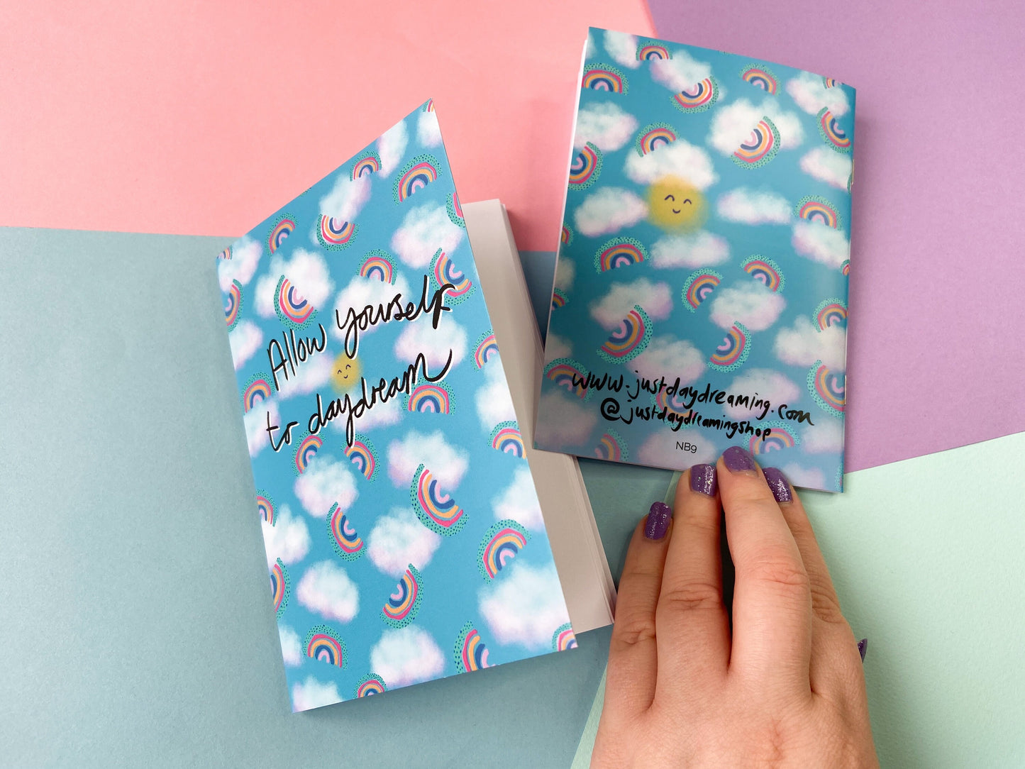 Daydream Pocket Notebook, Rainbow Stationery