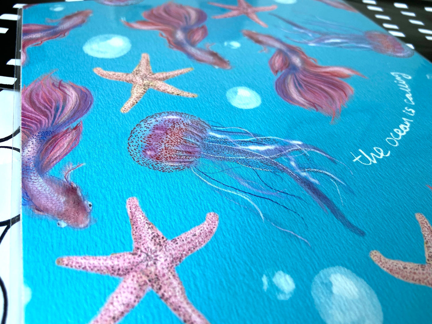 The Ocean is Calling A4 Print