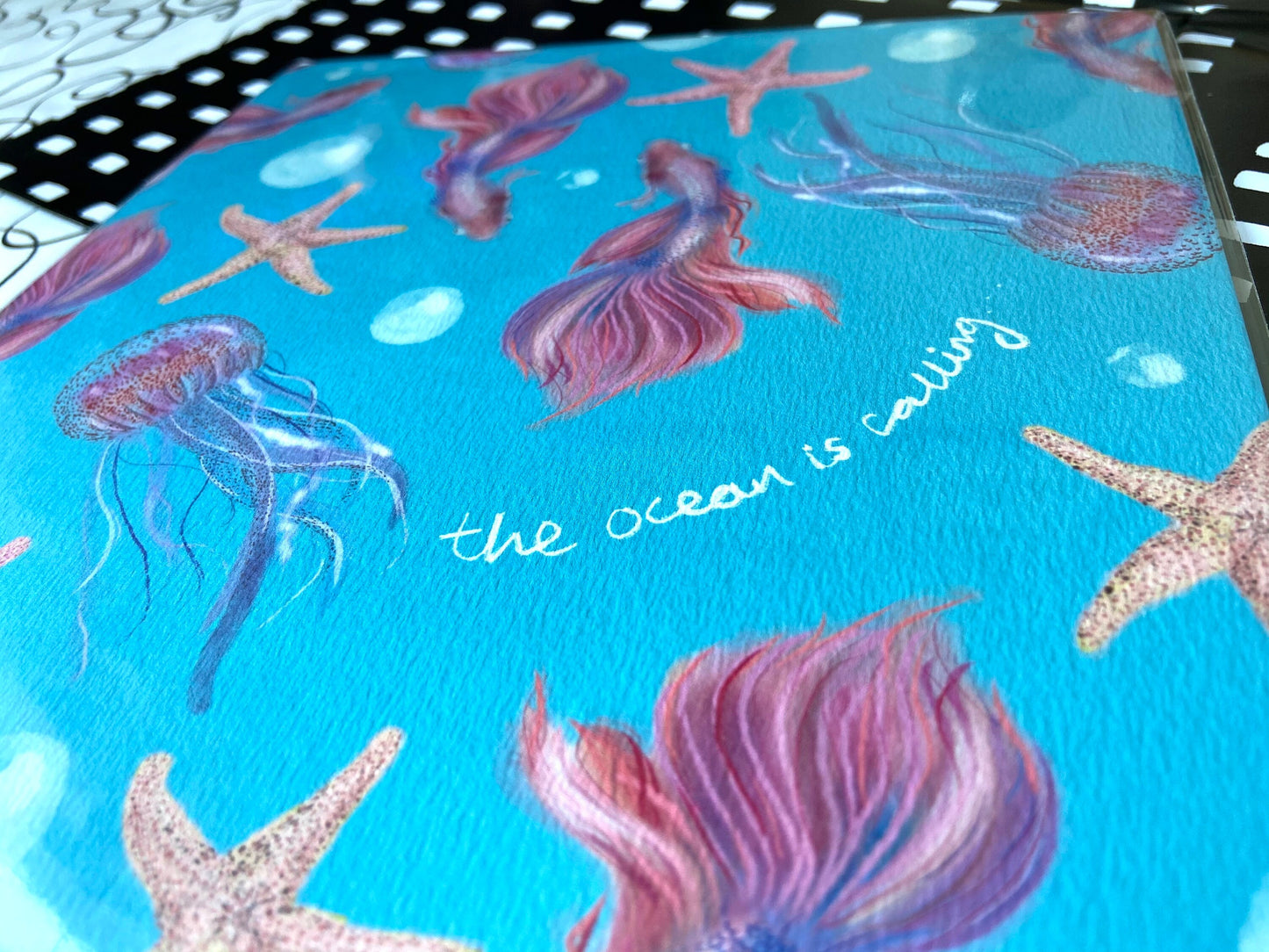 The Ocean is Calling A4 Print