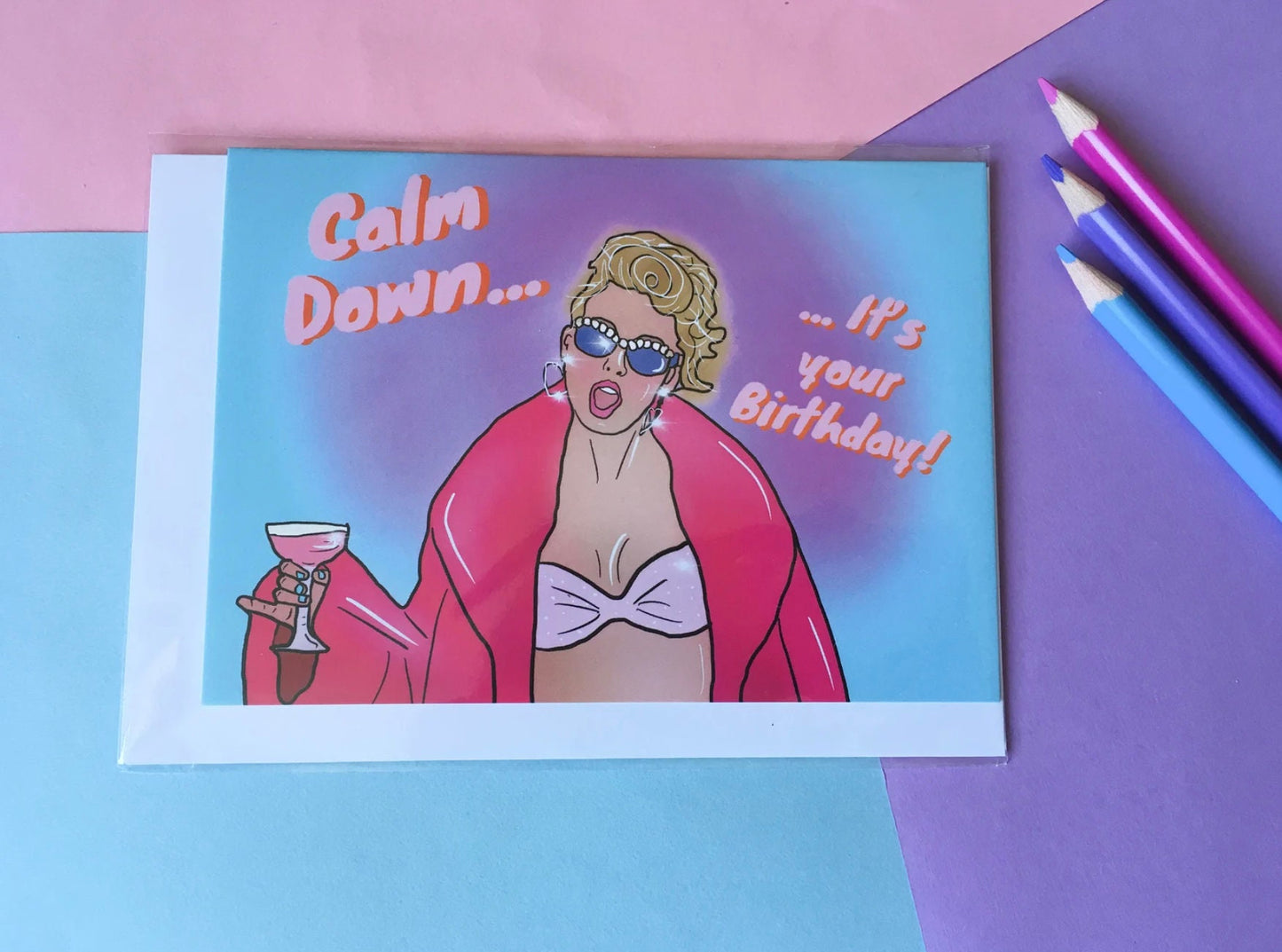 Taylor Calm Down... It's Your Birthday, Swiftie Card