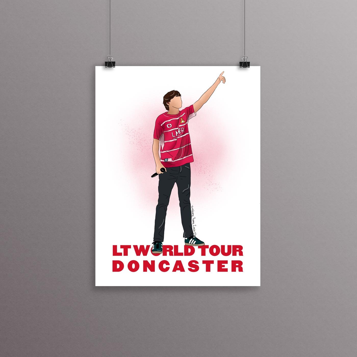 Louis LT World Tour Doncaster Print