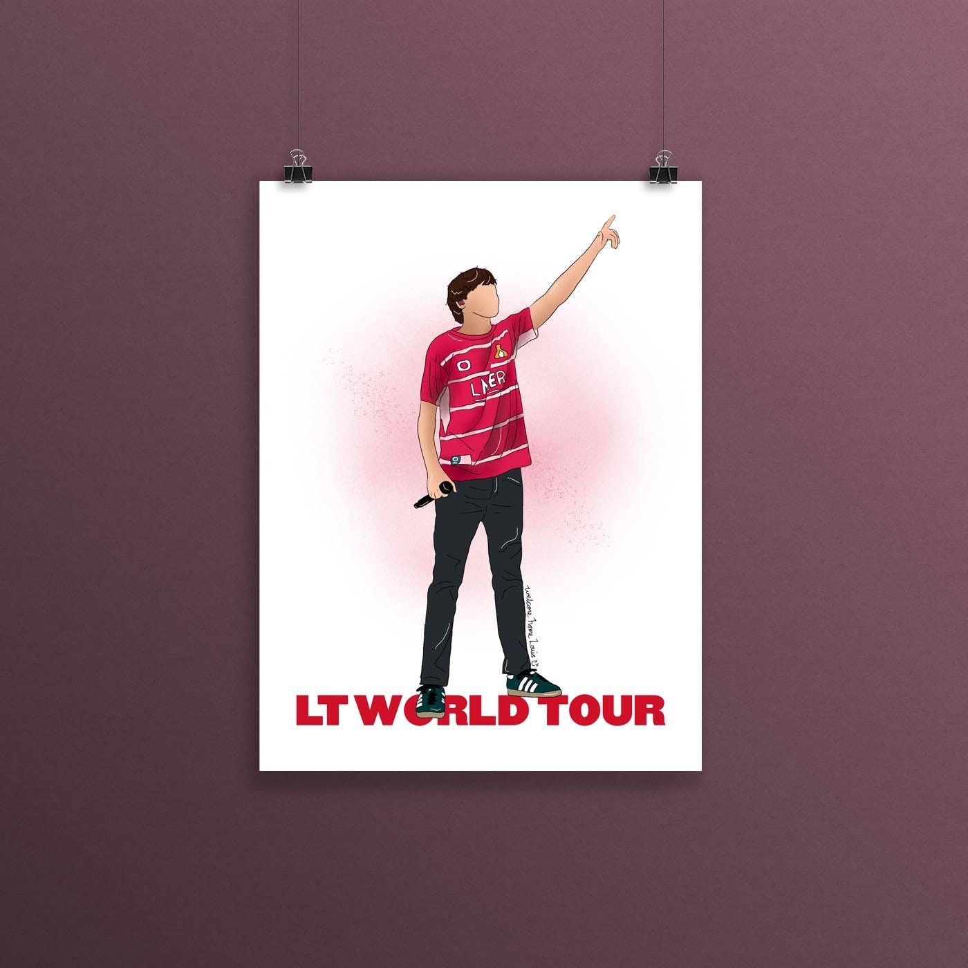 Louis LT World Tour Print