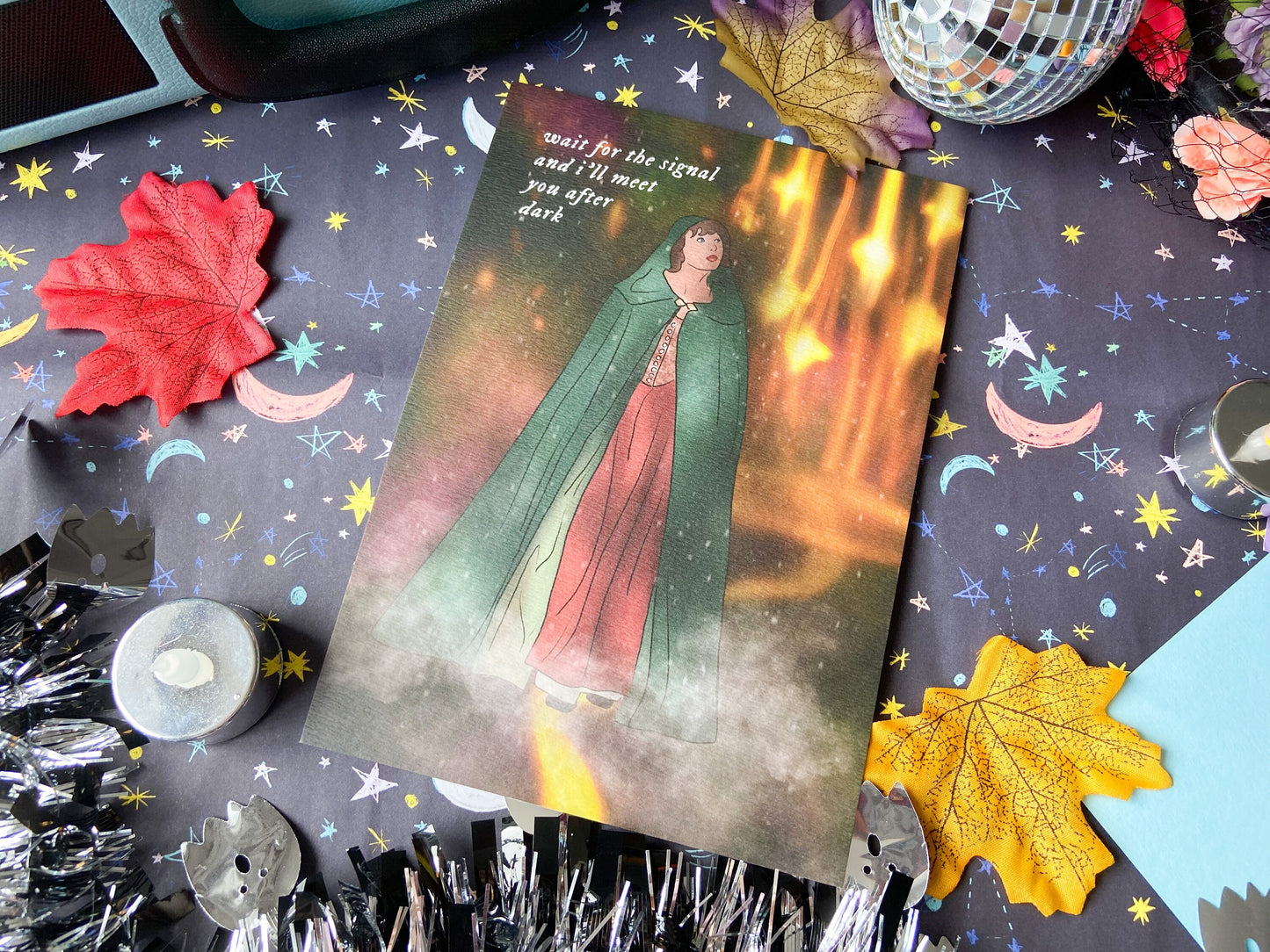 Taylor Meet you After Dark Print Halloween
