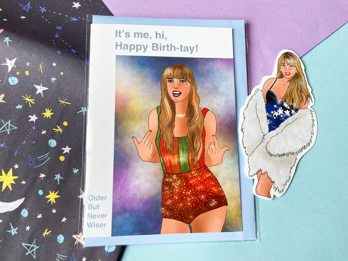Hi It's Me Taylor Birthday Card
