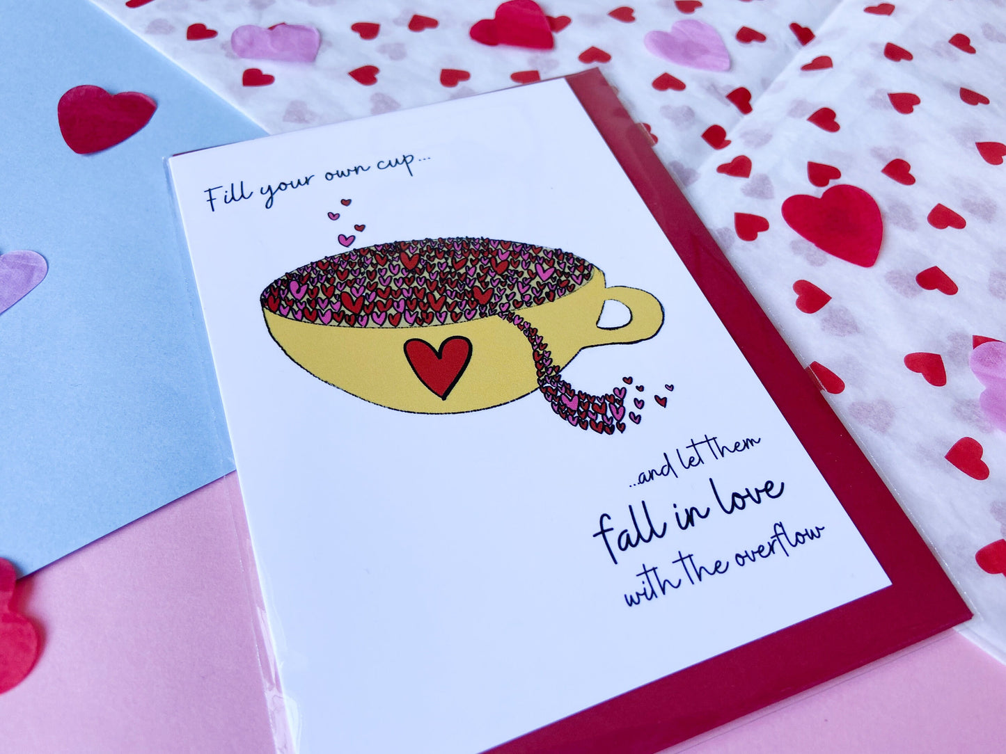 Fill Your Own Cup Card, Harries Card