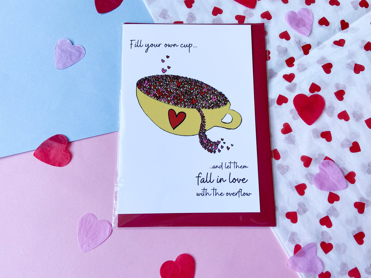 Fill Your Own Cup Card, Harries Card