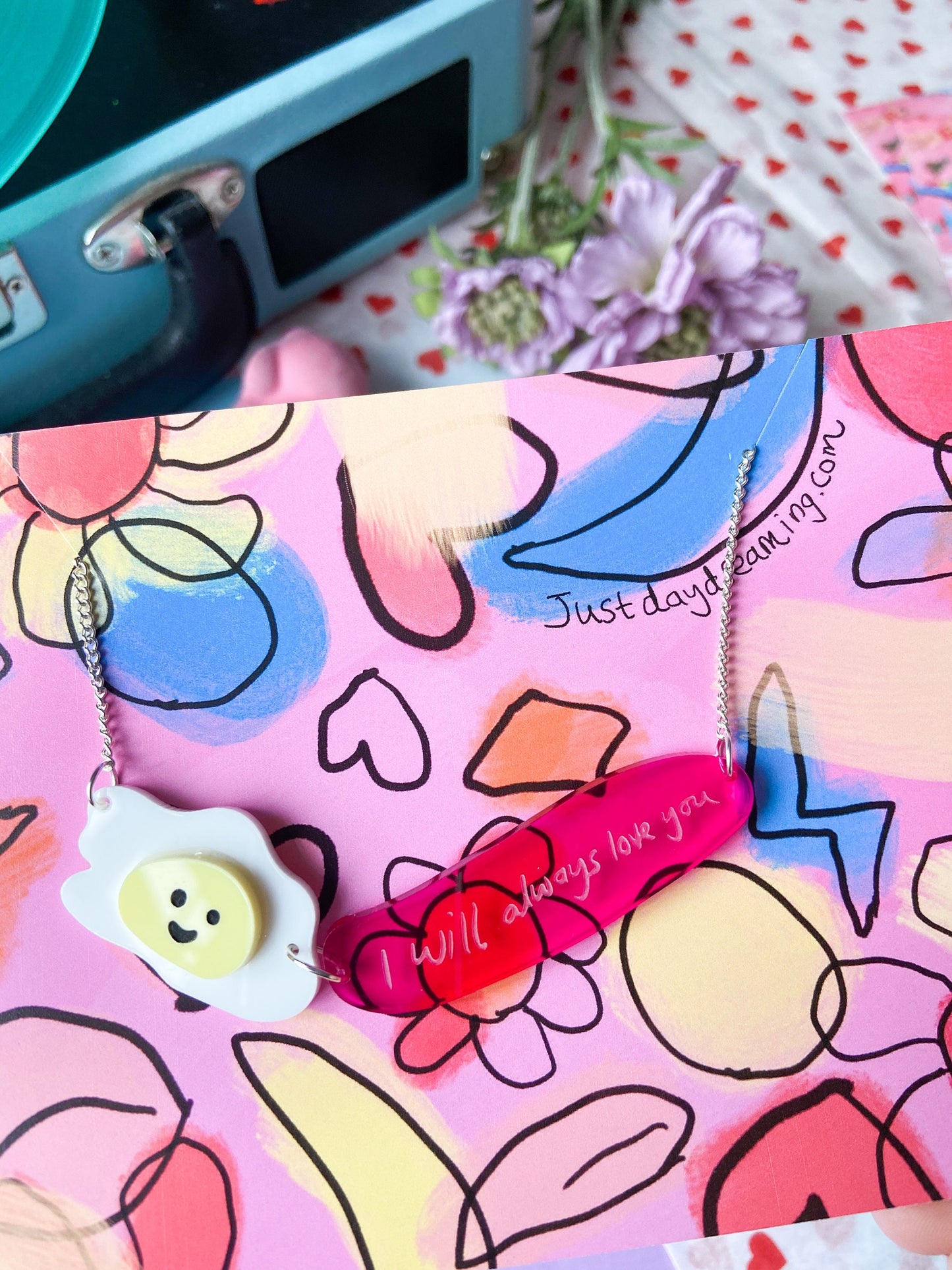 Egg Yolk Necklace, I Will Always Love You Harries