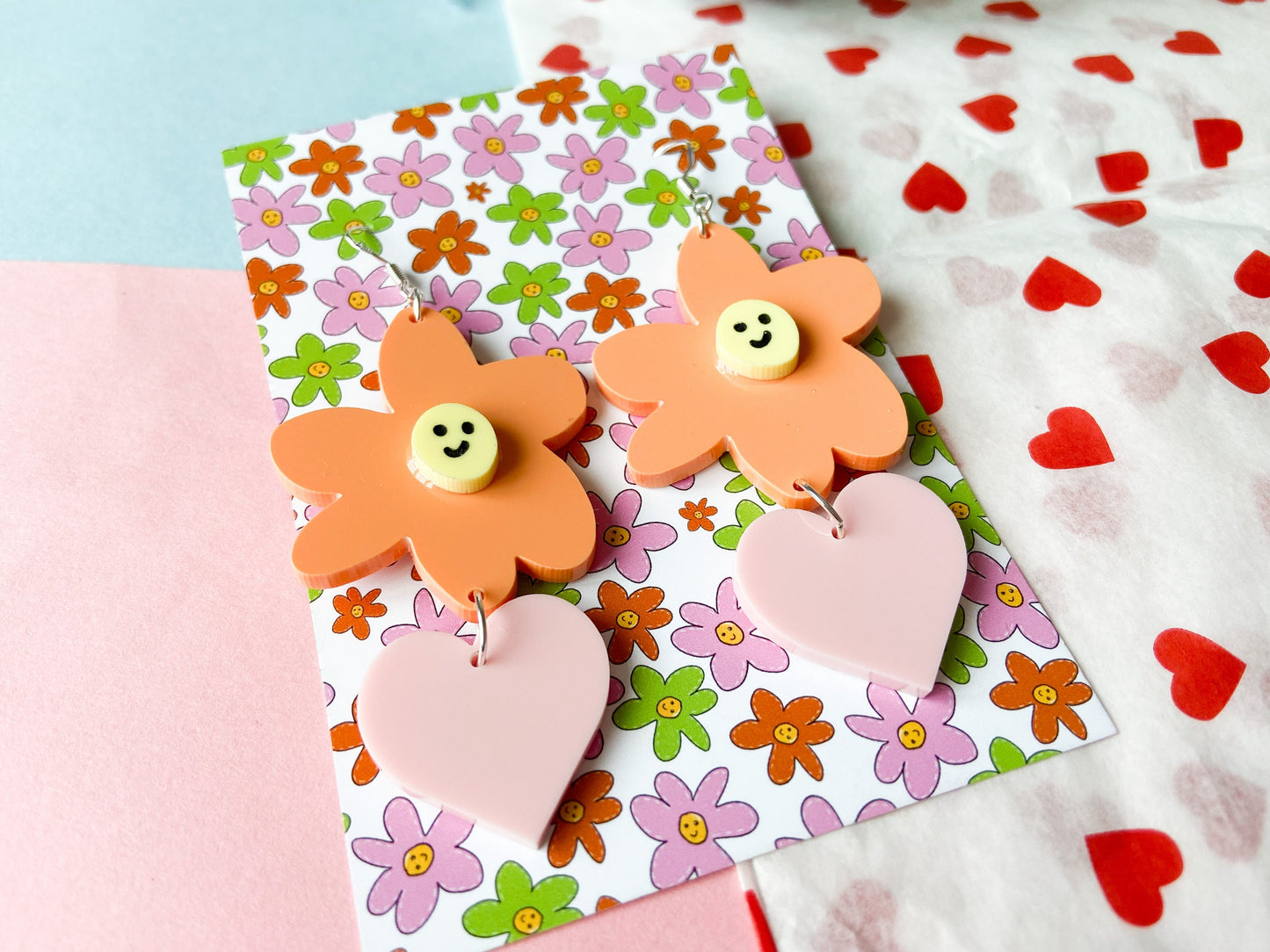 Flower Power Earrings, Harries Jewellery