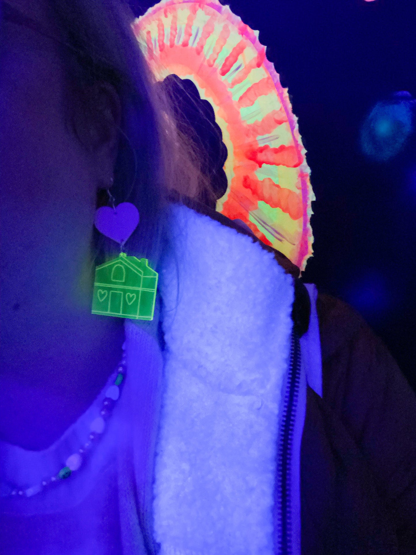 Yellow House Earrings, Harries Jewellery