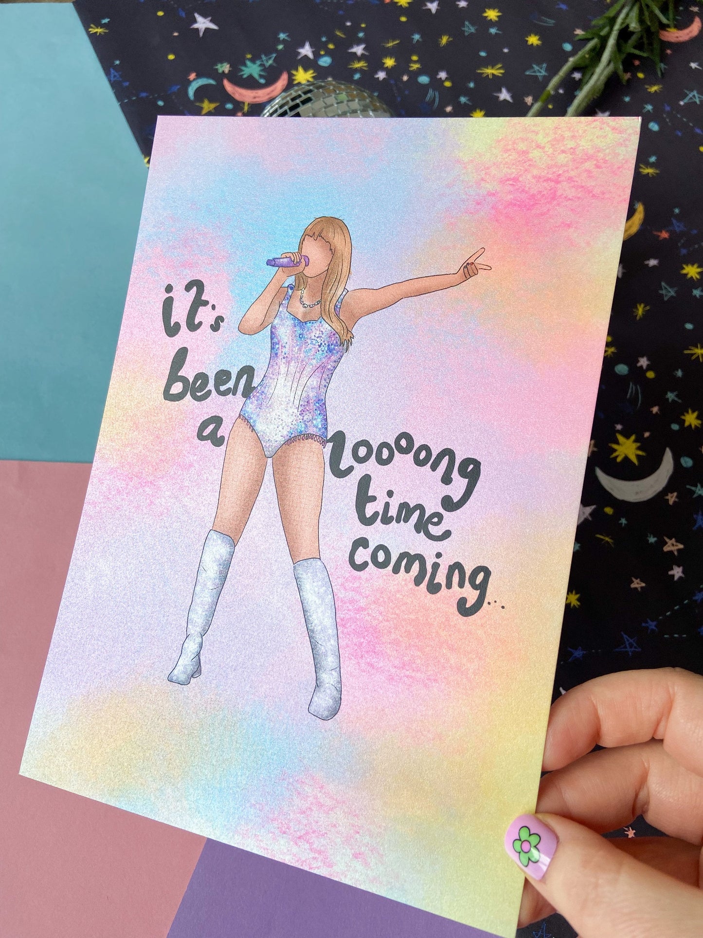 Long Time Coming Taylor Print, Eras Gift