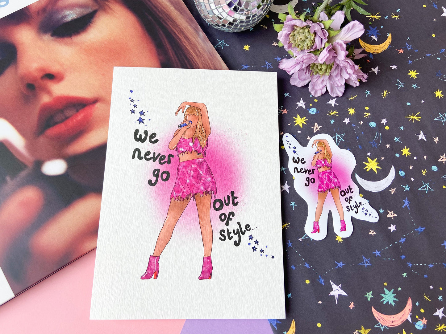 Taylor Out of Style Sticker