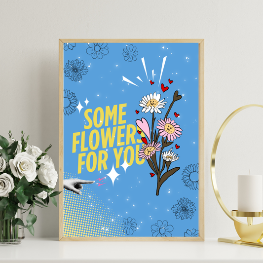 Flowers For You Print, Harries Gift
