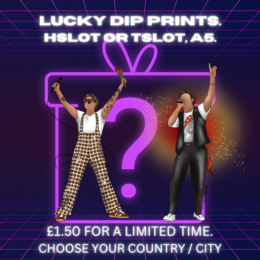 HSLOT Lucky Dip A5 Print Sale