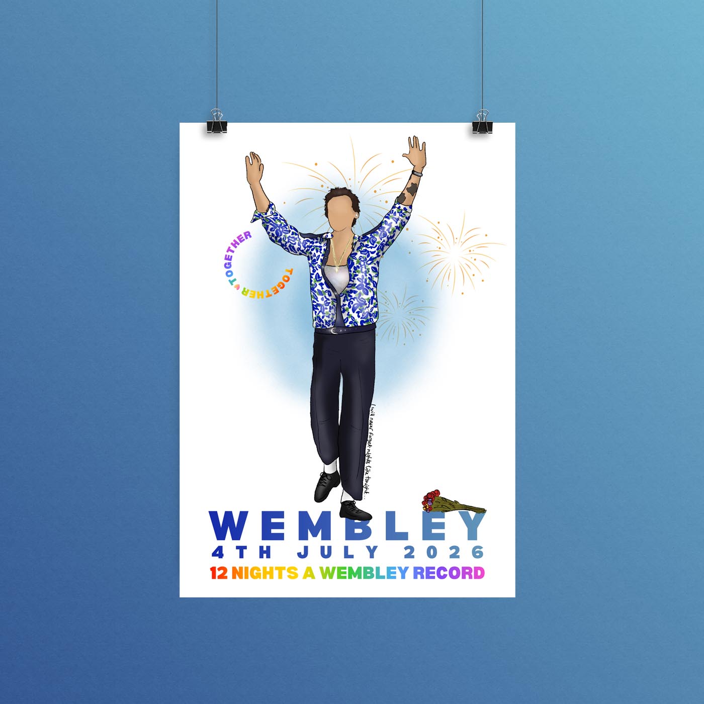 PRE-ORDER: Wembley N12 Print, Harries Gift