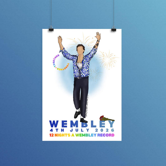 PRE-ORDER: Wembley N12 Print, Harries Gift