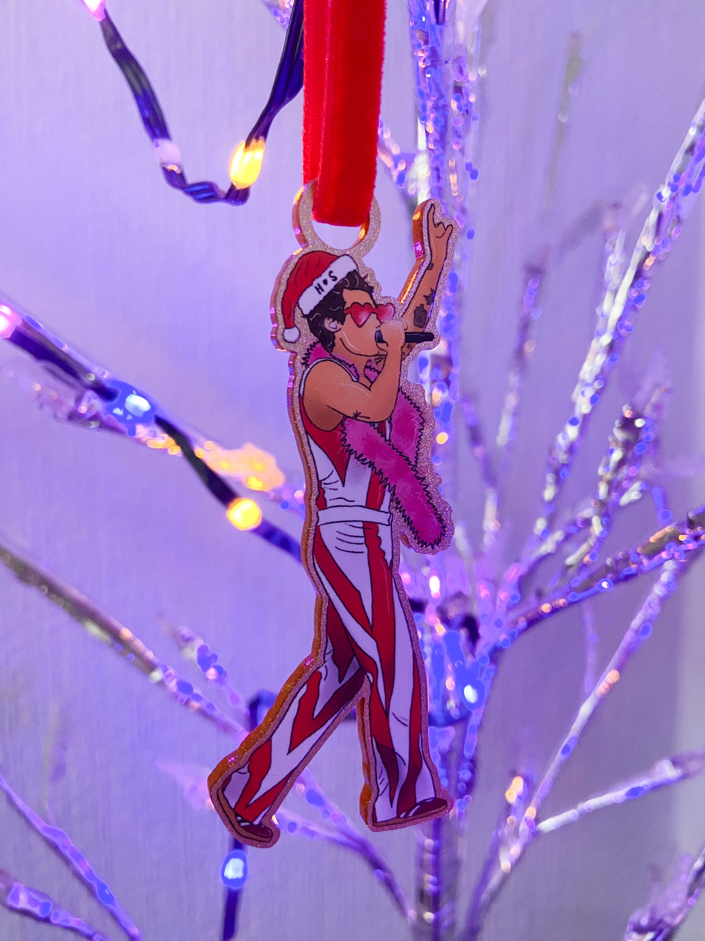 PRE-ORDER: H Candy Cane Christmas Decoration, Harries Gift