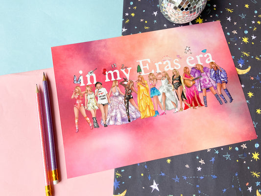 In my Eras era 2024 Pearlised Print, Swiftie Gift