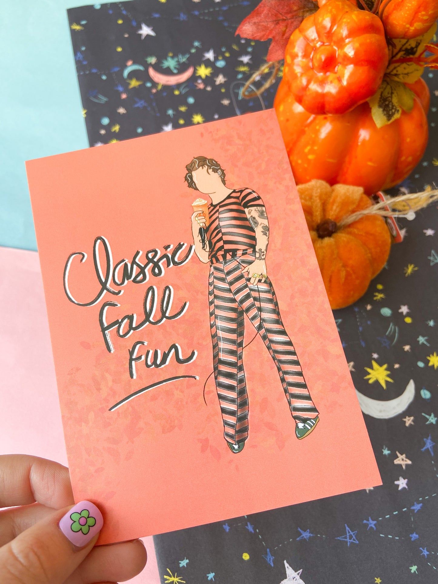 Classic Fall Fun, Harries Postcard