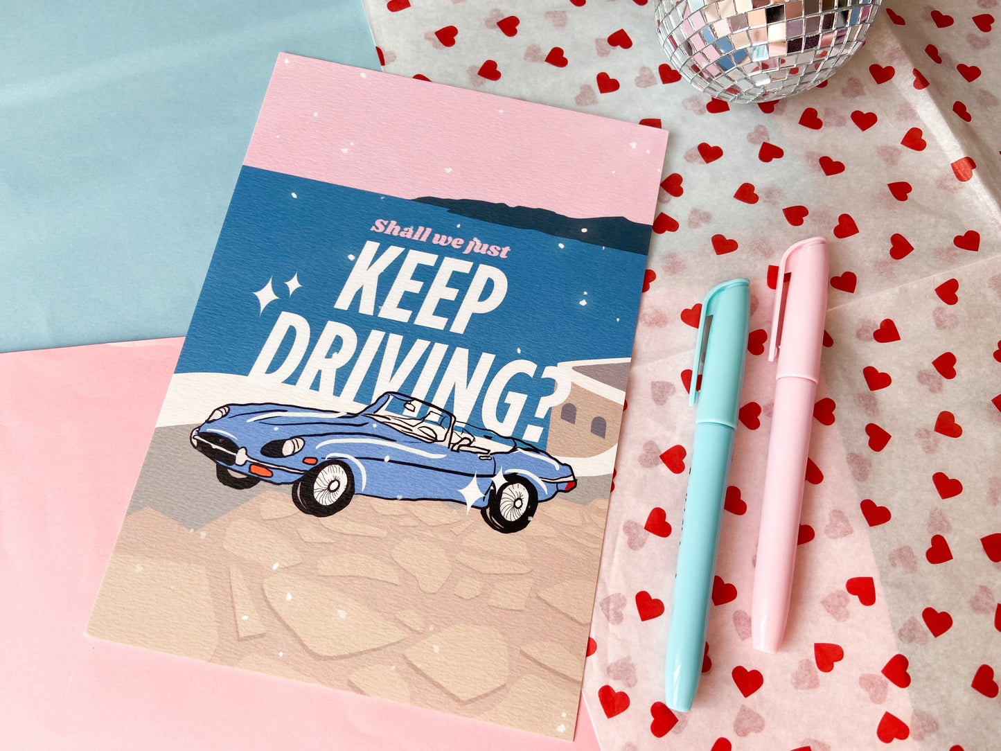 Keep Driving Print, Harries Gift
