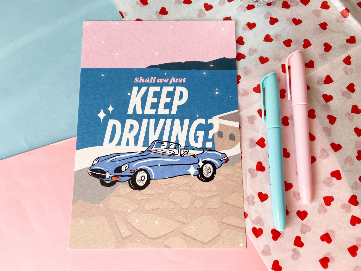 Keep Driving Print, Harries Gift