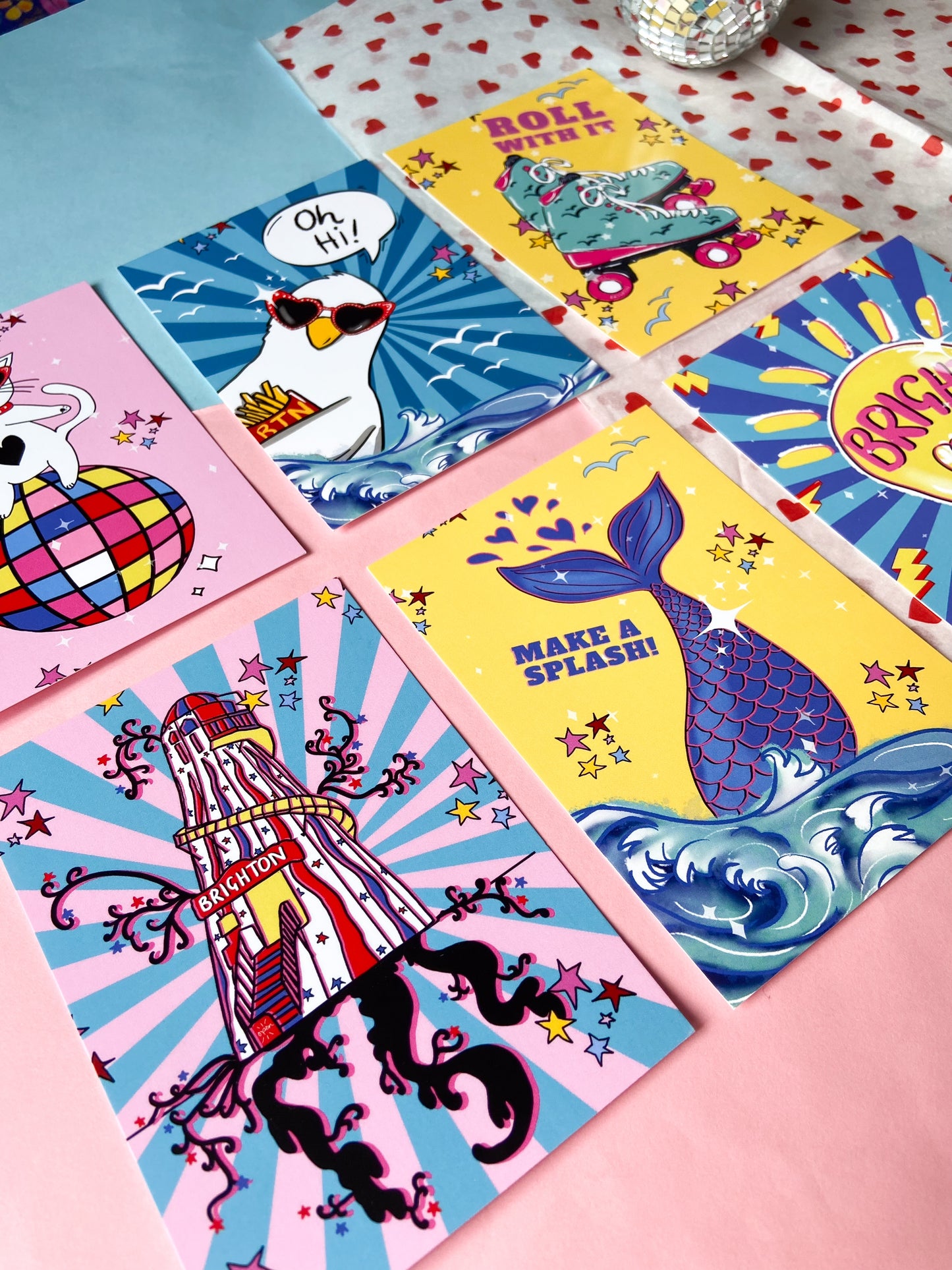 Brighton Postcard Set of 6