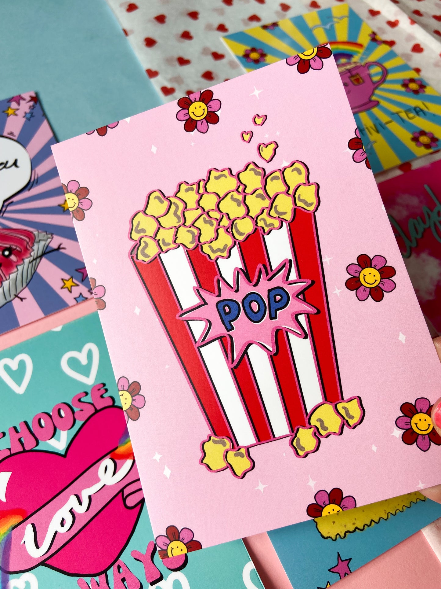 Nostalgic Summer Postcard Set of 6