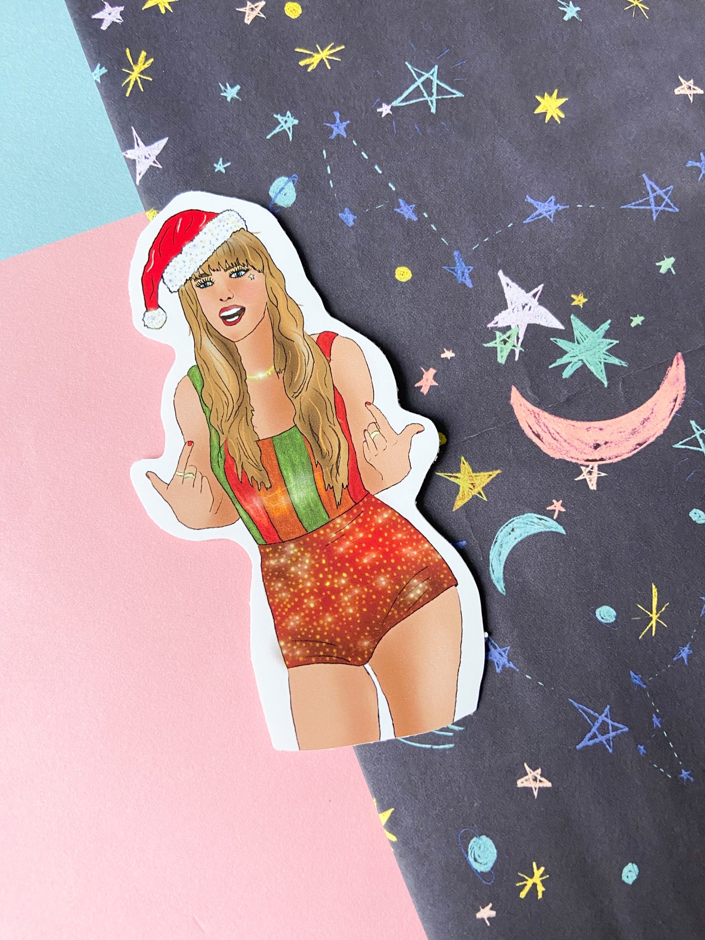 It's Me Christmas Taylor Sticker