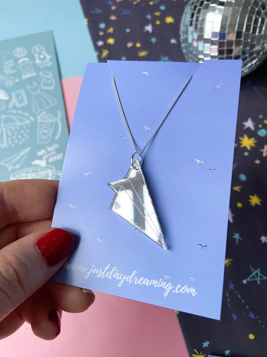 Paper Plane Necklace, 1989 Inspired