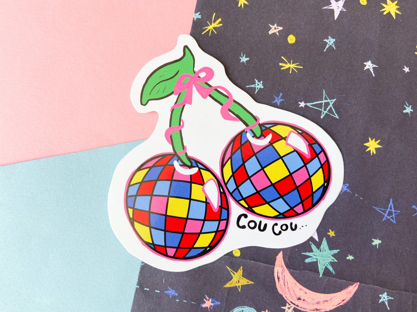 Cou cou Cherries Sticker, Harries Sticker