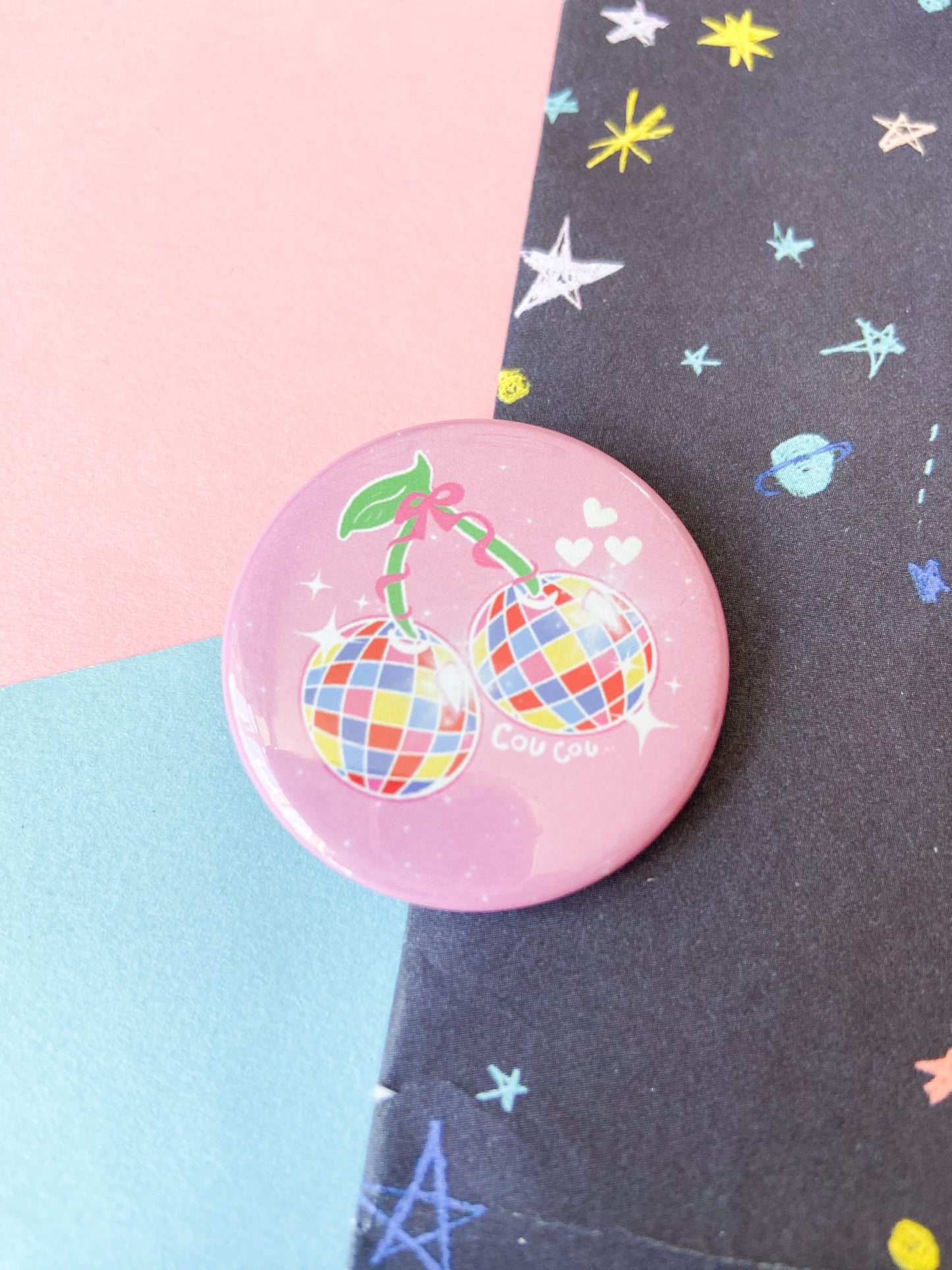 Cou Cou Cherries Badge, Harries Pin