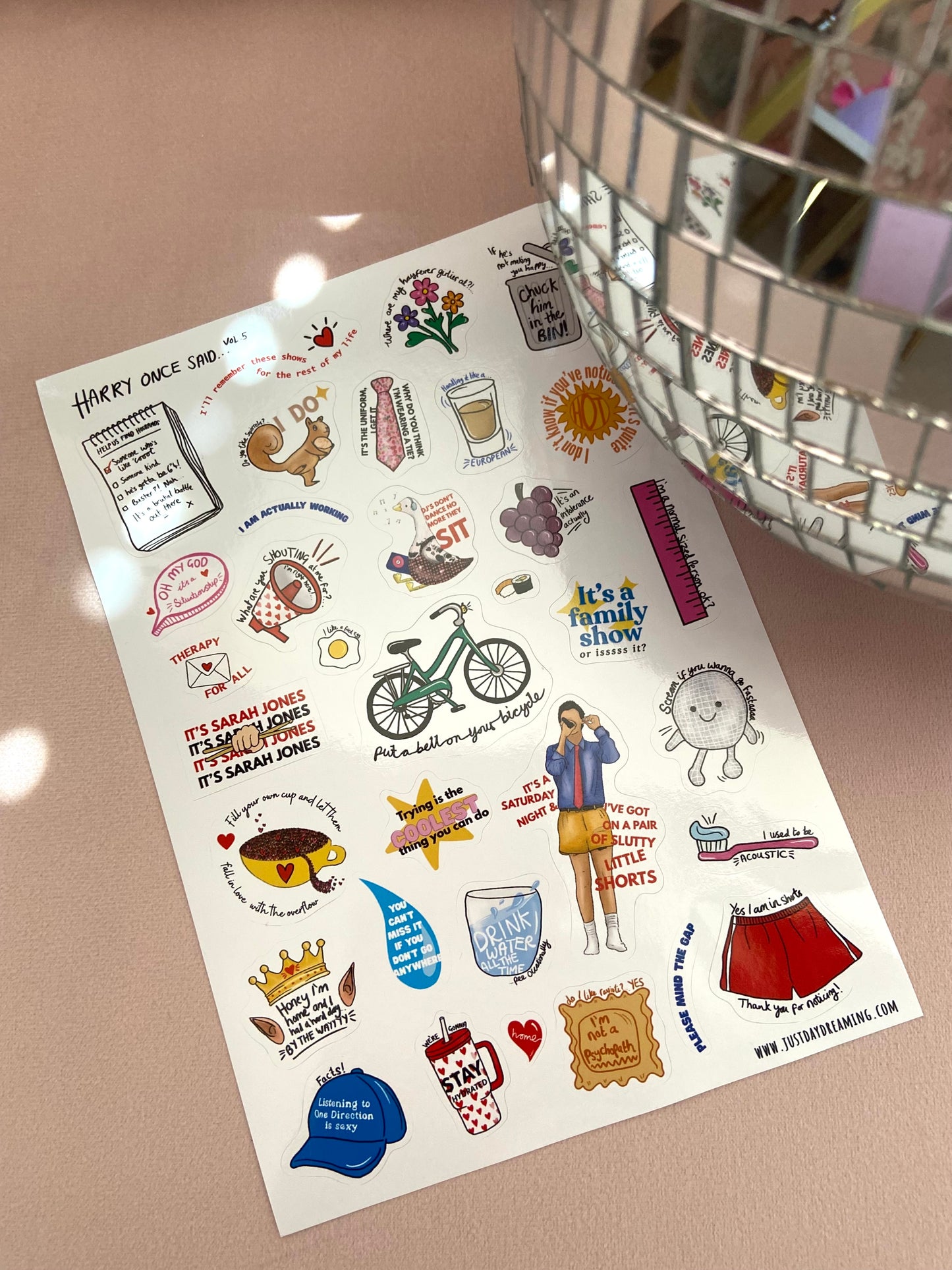 PRE-ORDER: NEW Harry Once Said Sticker Sets, Harries Iconic Quotes