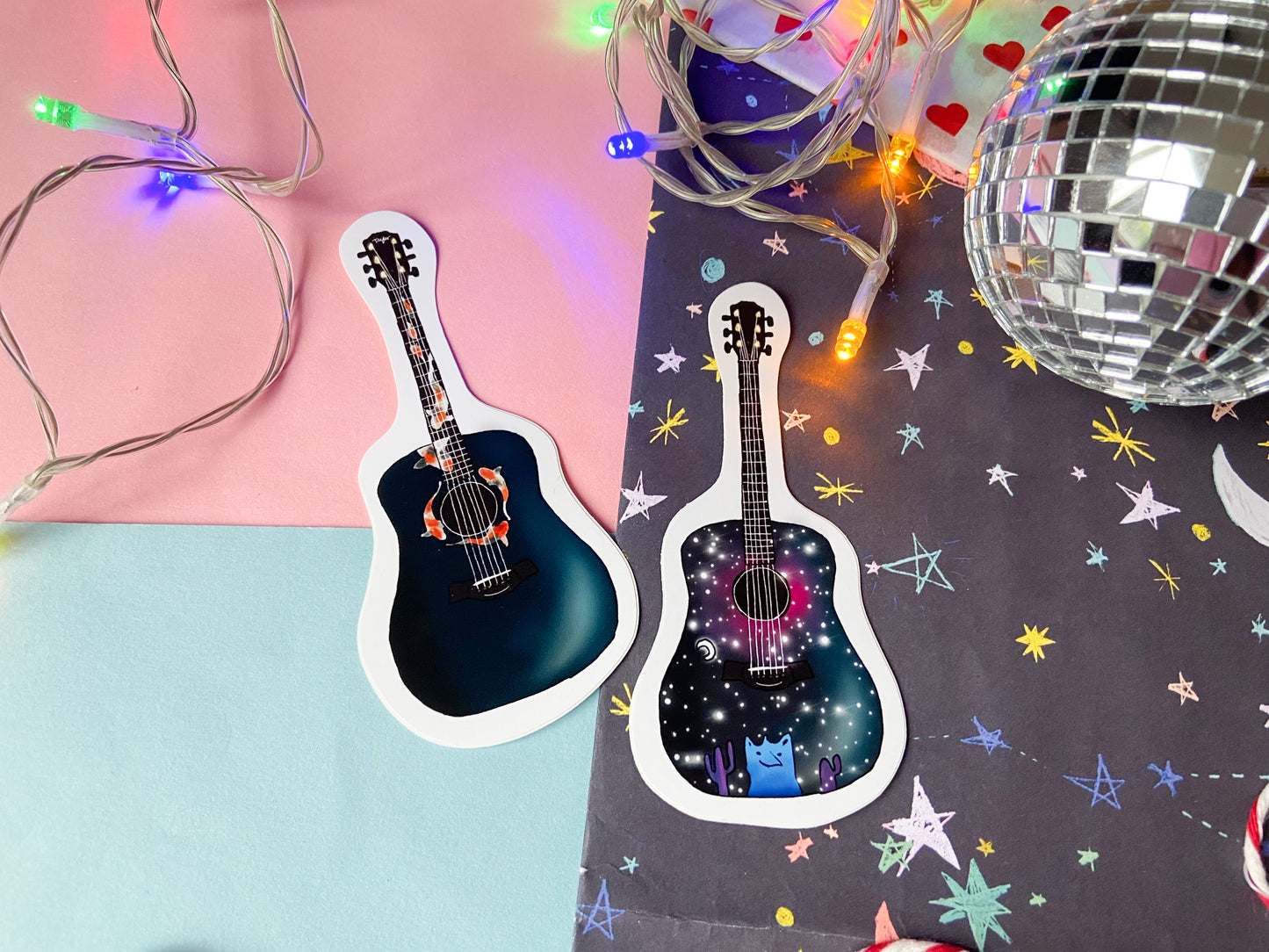 Koi Guitar Stickers, Swifties Gift