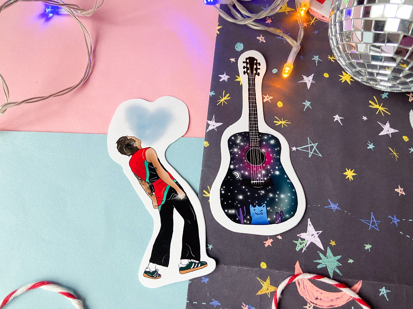 Guitar Stickers, Harries Gift