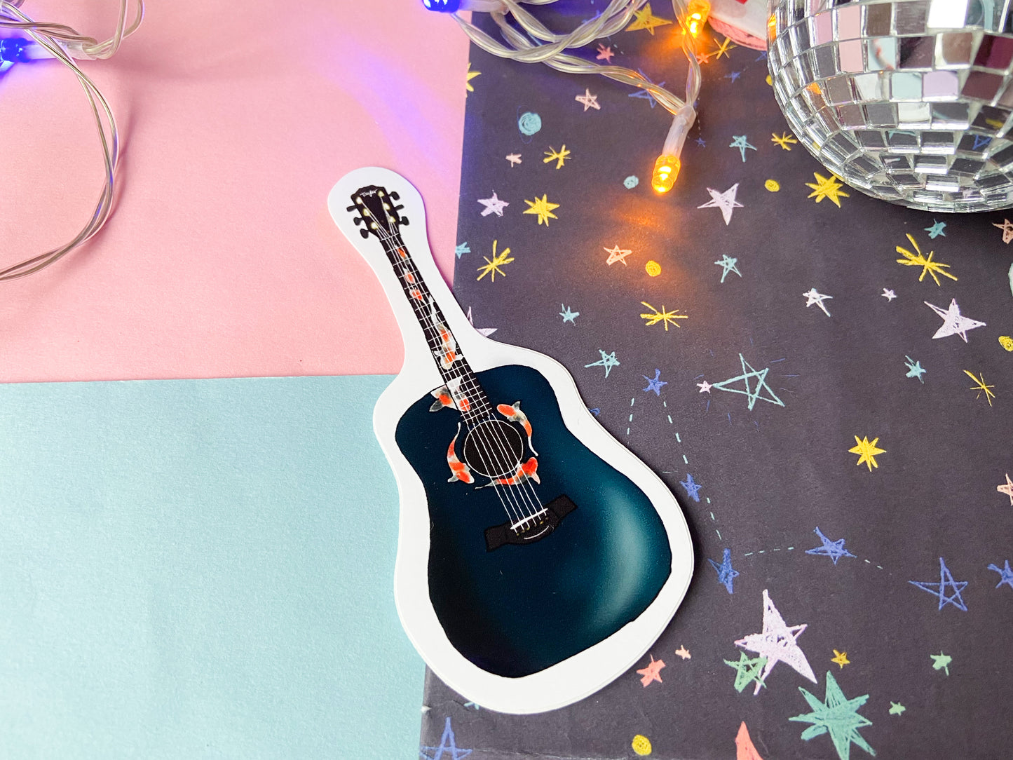 Koi Guitar Stickers, Swifties Gift