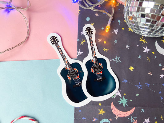 Koi Guitar Stickers, Swifties Gift