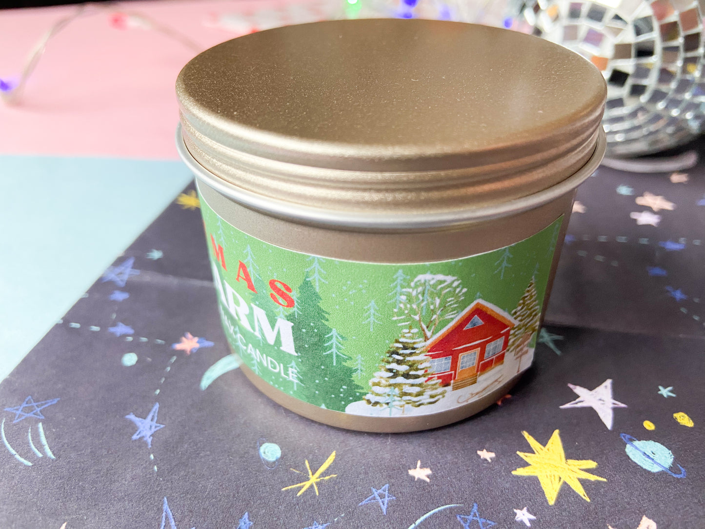 Christmas Tree Farm Candle in Tin, Taylor Themed Gift