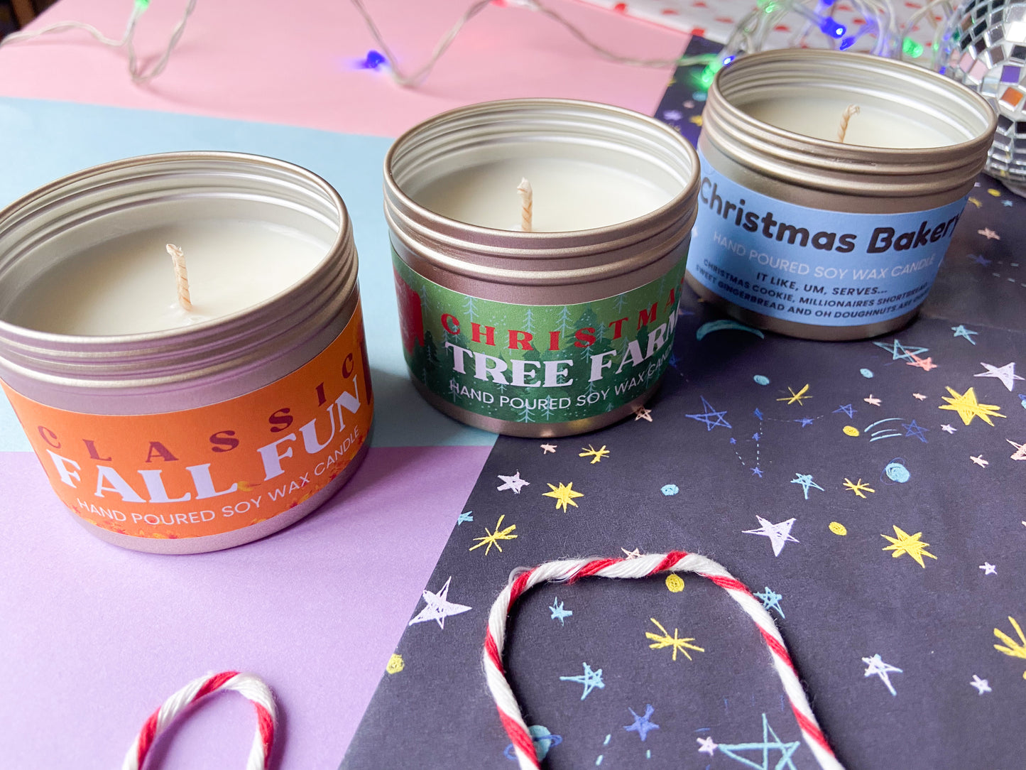 Christmas Tree Farm Candle in Tin, Taylor Themed Gift