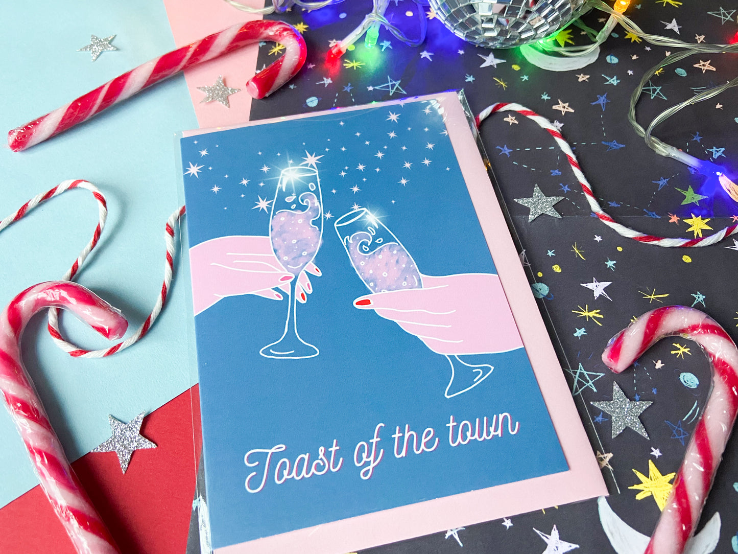 Toast of the Town, Taylor Inspired Christmas Card