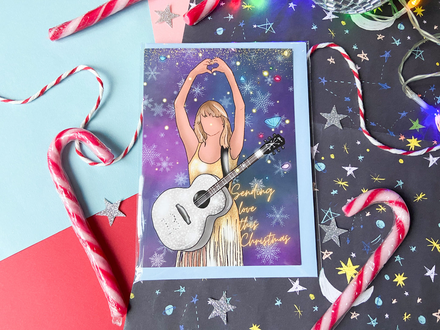 Fearless Heart, Taylor Inspired Christmas Card