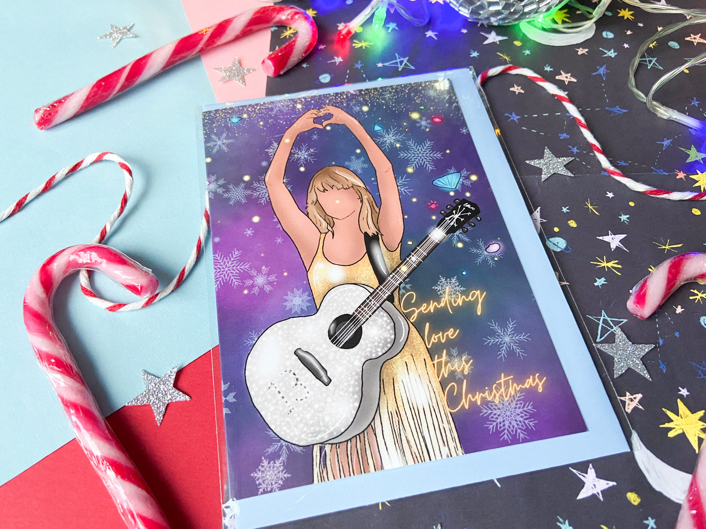 Fearless Heart, Taylor Inspired Christmas Card