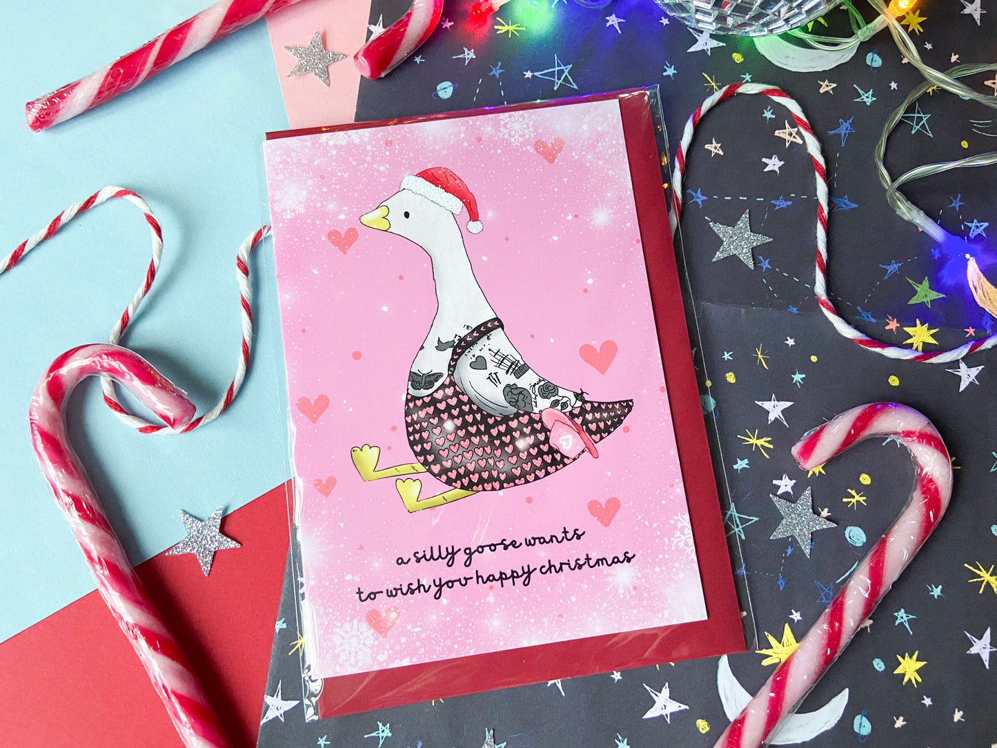 Silly Goose Christmas Card, Harries Gift