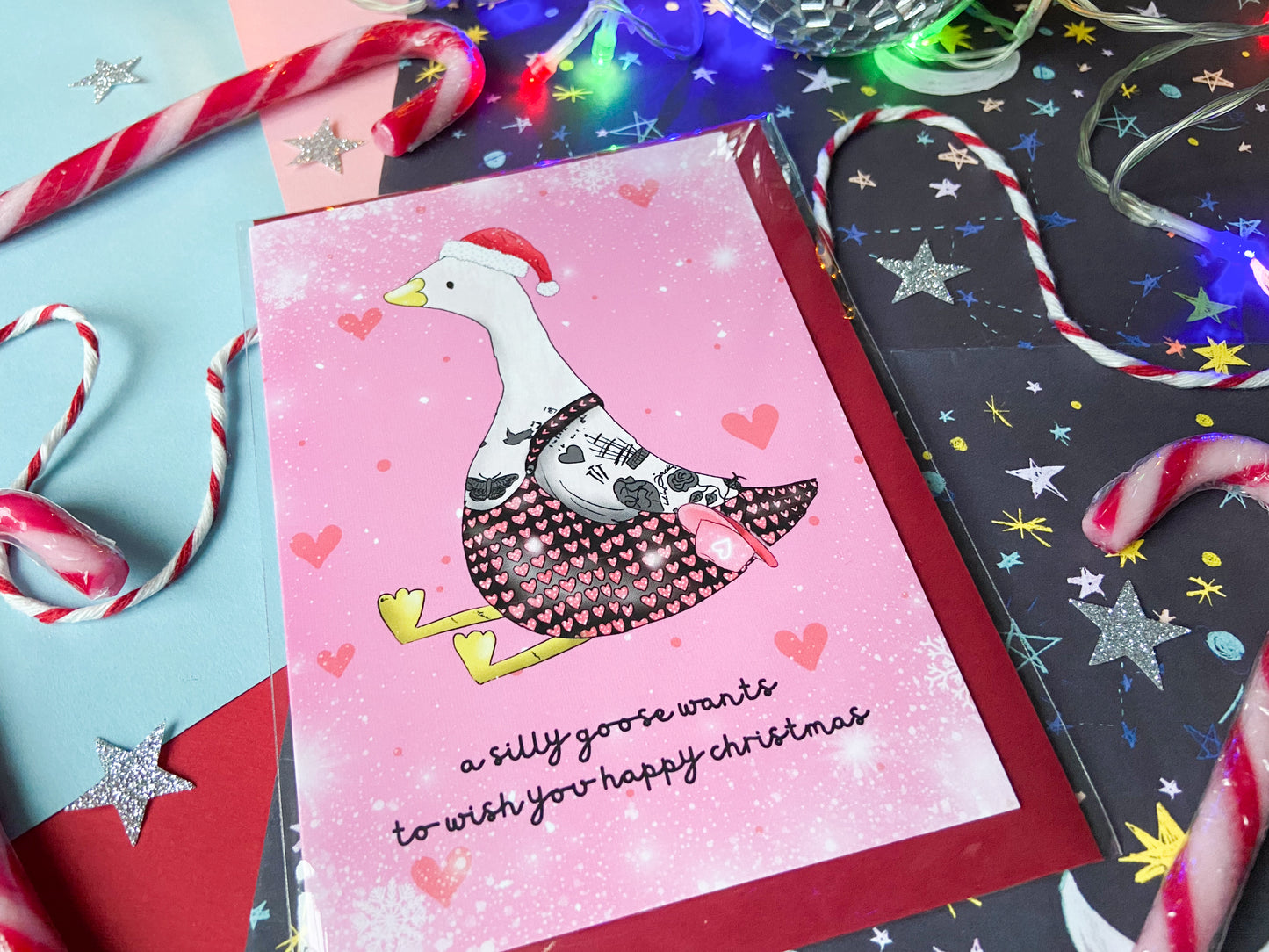 Silly Goose Christmas Card, Harries Gift